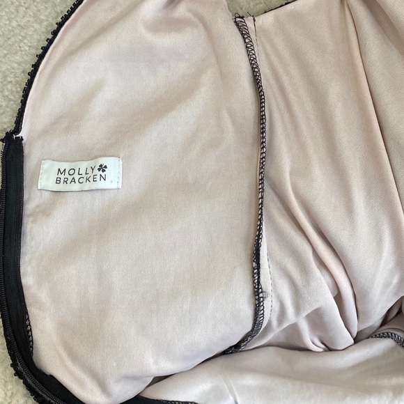 🇫🇷Molly Bracken Black Bead Gatsby Cocktail Dress - Picture 7 of 7